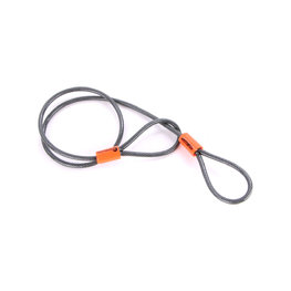 KRYPTONITE Kolesarski dodatki - KRYPTOFLEX 525 LOOPED - srebrna