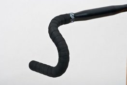 BIKERIBBON trak za krmilo - CORK - črna