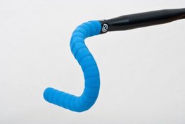 BIKERIBBON trak za krmilo - CORK GEL - modra