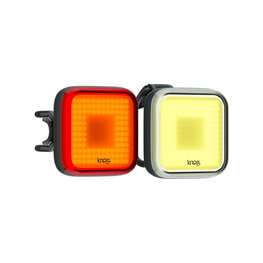 KNOG komplet luči - BLINDER TWINPACK - rumena/rdeča