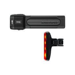 KNOG komplet luči - BLINDER PRO 1300/R150 - črna