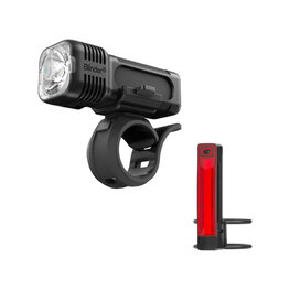KNOG komplet luči - BLINDER PRO 400/20 - črna/rdeča