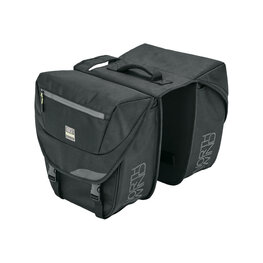 SKS Torbica za kolo - DOUBLE BAG PANNIER CLASSIC - črna