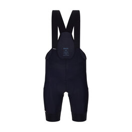 SANTINI Kolesarske kratke hlače z naramnicami - NOVA - črna