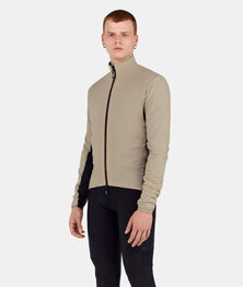 SANTINI Kolesarska  vetru odporna jakna - ALPHA INSULATED - bež