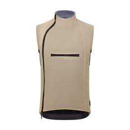 SANTINI Kolesarski brezrokavnik - ALPHA INSULATED - rjava