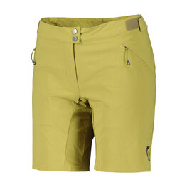 SCOTT Kolesarske kratke hlače brez naramnic - ENDURANCE LS/FIT W/PAD W - svetlo zelena