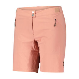 SCOTT Kolesarske kratke hlače brez naramnic - ENDURANCE LS/FIT W/PAD W - rožnata