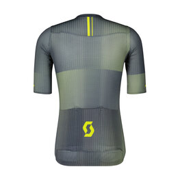 SCOTT Kolesarski dres s kratkimi rokavi - ULTIMATE - siva/modra