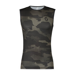 SCOTT Kolesarska  majica brez rokavov - UNDERWEAR CARBON - črna/siva