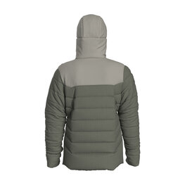 SCOTT Kolesarska  podaljšana jakna - INSULOFT WARM - bela/siva