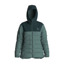 SCOTT Kolesarska  podaljšana jakna - INSULOFT WARM W - zelena