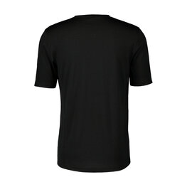 SCOTT Kolesarska  majica s kratkimi rokavi - COMMUTER MERINO - črna