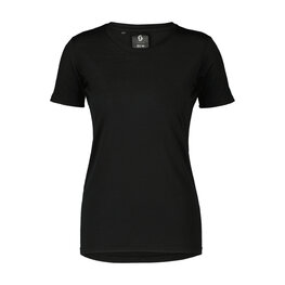 SCOTT Kolesarska  majica s kratkimi rokavi - TEE COMMUTER MERINO W - črna