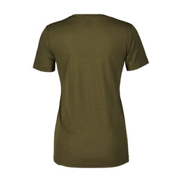 SCOTT Kolesarska  majica s kratkimi rokavi - TEE COMMUTER MERINO W - zelena