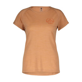 SCOTT Kolesarska  majica s kratkimi rokavi - DEFINED MERINO TECH SS W - oranžna