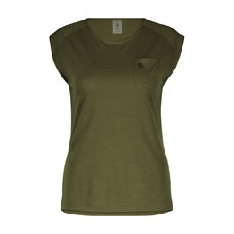 SCOTT Kolesarska  majica s kratkimi rokavi - DEFINED MERINO W - zelena