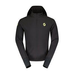 SCOTT Kolesarska  podaljšana jakna - RC RUN WARM - črna/rumena