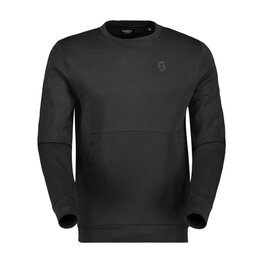SCOTT pulover - TECH CREWNECK - črna