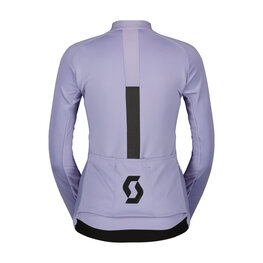 SCOTT Kolesarska  vetru odporna jakna - RC PRO WARM GTX WS W - vijolična/črna