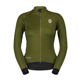 SCOTT Kolesarska  vetru odporna jakna - RC PRO WARM GTX WS W - zelena/rožnata