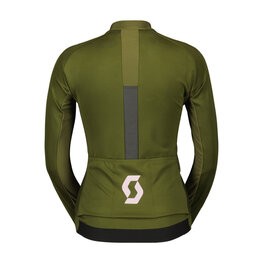 SCOTT Kolesarska  vetru odporna jakna - RC PRO WARM GTX WS W - zelena/rožnata