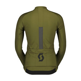 SCOTT Kolesarska  vetru odporna jakna - RC PRO WARM HYBRID GTX WS W - črna/zelena