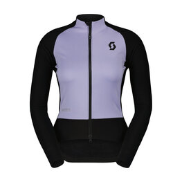 SCOTT Kolesarska  vetru odporna jakna - RC PRO WARM HYBRID GTX WS W - črna/vijolična