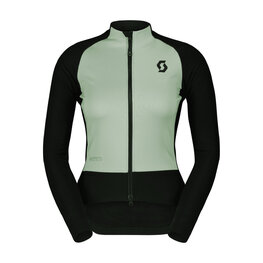 SCOTT Kolesarska  vetru odporna jakna - RC PRO WARM HYBRID GTX WS W - črna/zelena
