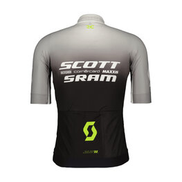 SCOTT Kolesarski dres s kratkimi rokavi - SRAM PRO - črna/bela