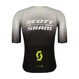 SCOTT Kolesarski dres s kratkimi rokavi - SRAM RACE - črna/bela