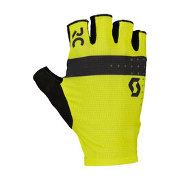 SCOTT Kolesarske rokavice s kratkimi prsti - RC PRO SF - rumena/črna