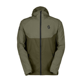 SCOTT Kolesarska  vetru odporna jakna - EXPLORAIR LIGHT WB - zelena