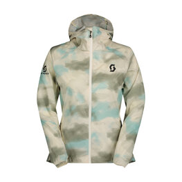 SCOTT Kolesarska  vetru odporna jakna - EXPLORAIR LIGHT WB W - bela/zelena