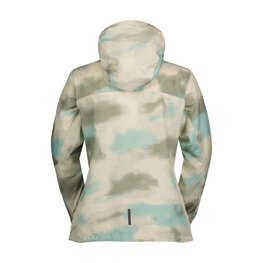 SCOTT Kolesarska  vetru odporna jakna - EXPLORAIR LIGHT WB W - bela/zelena