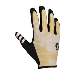 SCOTT Kolesarske  rokavice z dolgimi prsti - TRACTION LF - rožnata/bež/črna