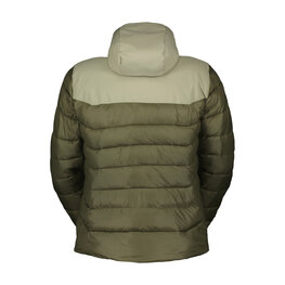 SCOTT Kolesarska  podaljšana jakna - INSULOFT WARM - siva/zelena