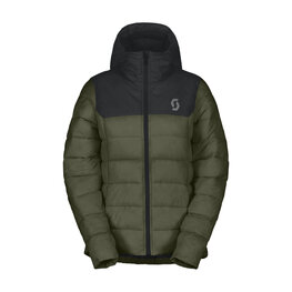 SCOTT Kolesarska  podaljšana jakna - INSULOFT WARM W - črna/zelena