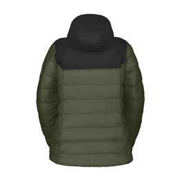 SCOTT Kolesarska  podaljšana jakna - INSULOFT WARM W - črna/zelena