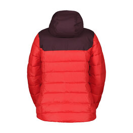 SCOTT Kolesarska  podaljšana jakna - INSULOFT WARM W - vijolična/rdeča