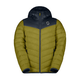 SCOTT Kolesarska  podaljšana jakna - INSULOFT WARM JR - zelena/siva