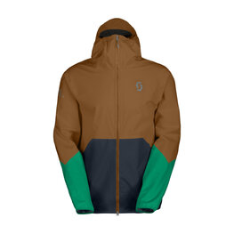 SCOTT nepremočljiva jakna - EXPLORAIR LIGHT DRYO 2.5L - rjava/modra/zelena