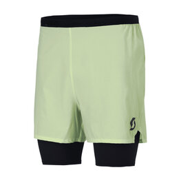 SCOTT Kolesarske kratke hlače brez naramnic - HYBRID ENDURANCE TECH - rumena/črna