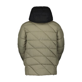 SCOTT Kolesarska  podaljšana jakna - INSULOFT WARM - siva/črna