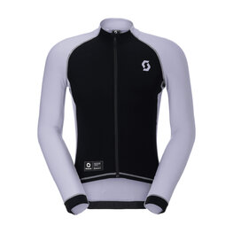 SCOTT Kolesarski dres z dolgimi rokavi zimski - RC PRO WARM REMIX - črna/vijolična