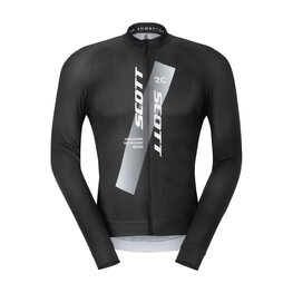 SCOTT Kolesarski dres z dolgimi rokavi poletni - RC PRO - črna/bela