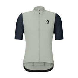 SCOTT Kolesarski dres s kratkimi rokavi - ENDURANCE - siva/modra