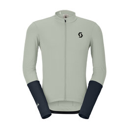 SCOTT Kolesarski dres z dolgimi rokavi poletni - ENDURANCE - siva/modra