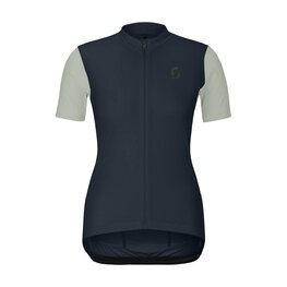 SCOTT Kolesarski dres s kratkimi rokavi - ENDURANCE W - modra/siva