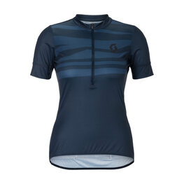 SCOTT Kolesarski dres s kratkimi rokavi - ENDURANCE LT W - modra